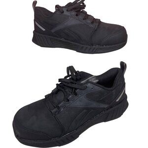 Reebok Mens Fusion Formidable Athletic Work Shoes Size 8 Black RB4300 ASTM F2413